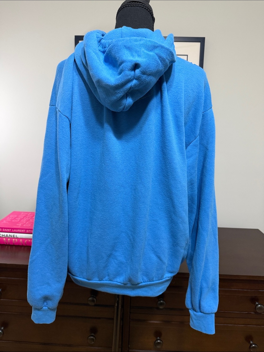 Aviator Nation Cross Striped Blue Rugby Sweatshirt Sweatpants SET - XS - Picture 4 of 11